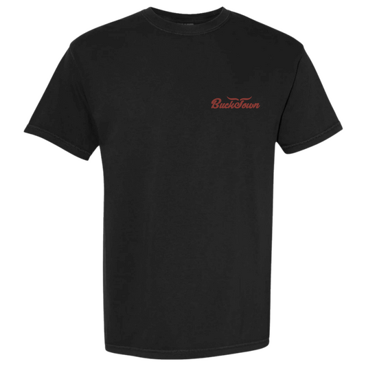 Bucktown T Horn Tee - Black/Red
